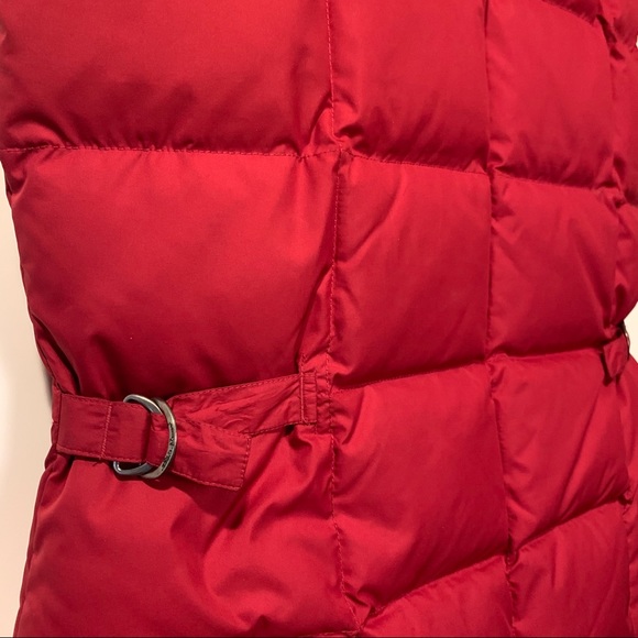 Goose down red vest - Picture 6 of 7